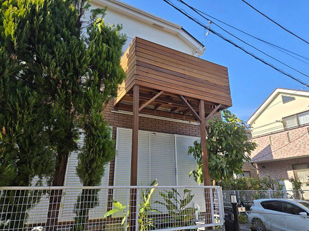 藤沢市K様邸＜ウッドデッキ＞